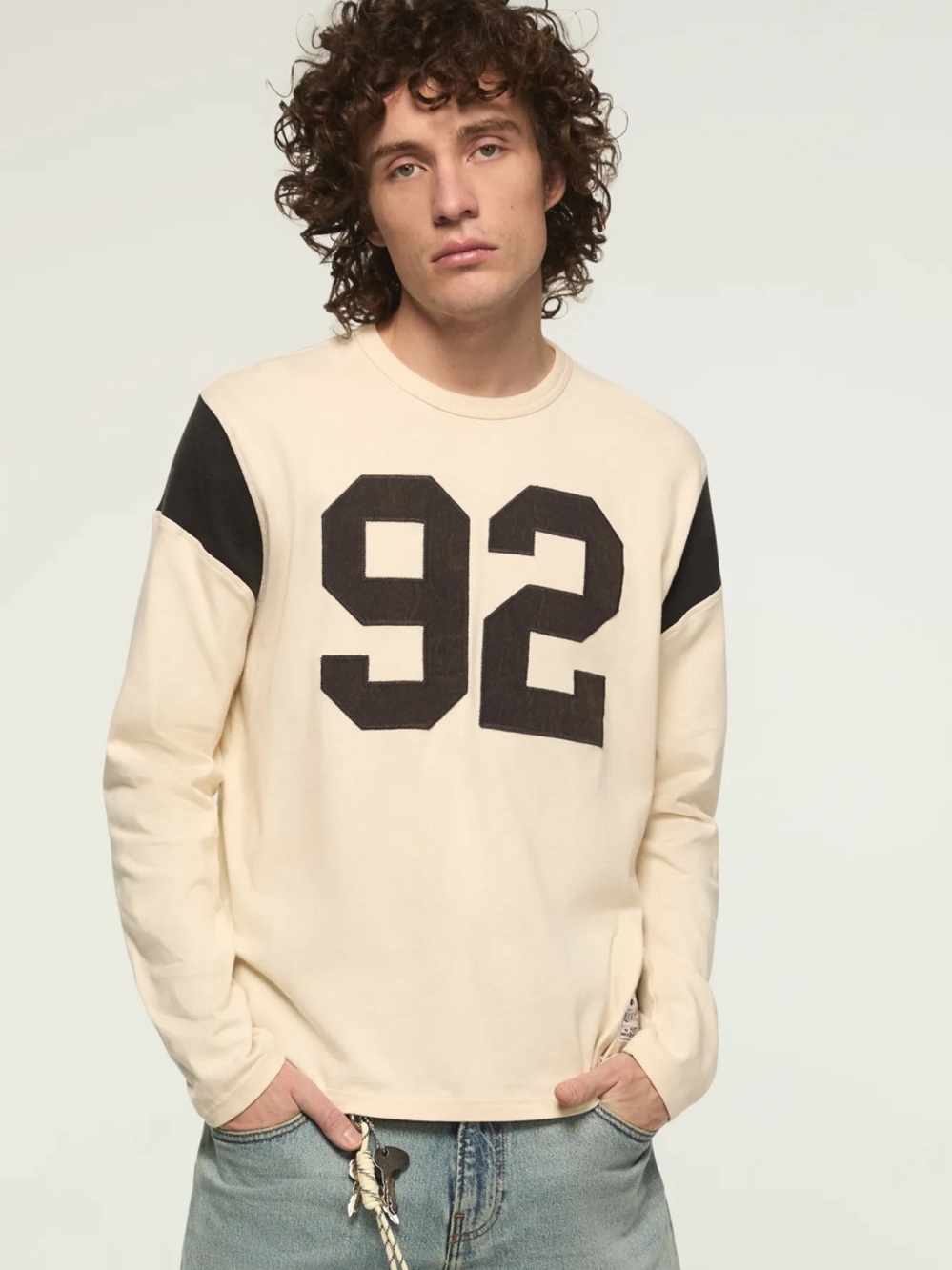 Lucky Brand 92 Vintage Football Tee